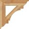 Ekena Millwork Merced Traditional Rough Sawn Bracket, Western Red Cedar, 6"W x 32"D x 32"H BKT06X32X32MRC01RWR - alternate 3
